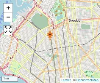 Map of Machon Bais Yaakov Hilda Birn High School