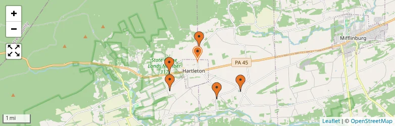 Related schools map