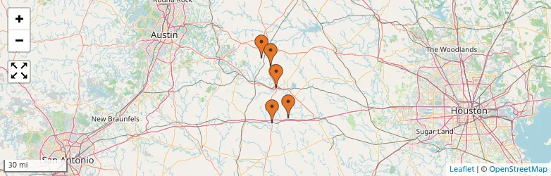 Related schools map