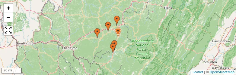 Related schools map