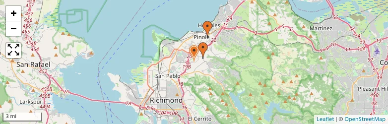 Related schools map