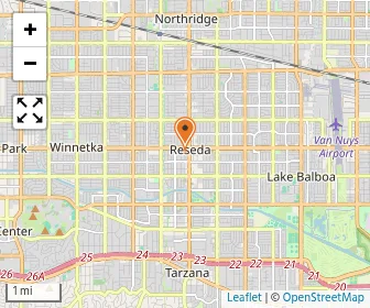 Map of Playmates Of Reseda-preschool