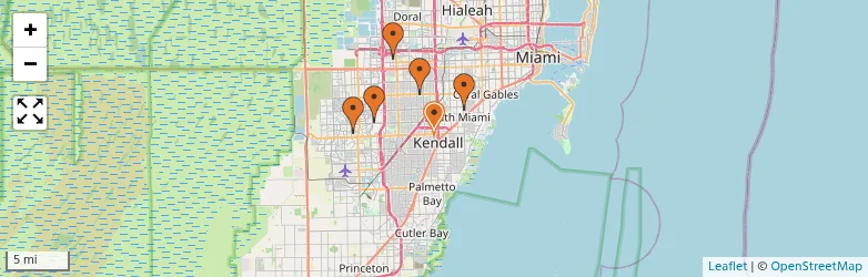 Related schools map
