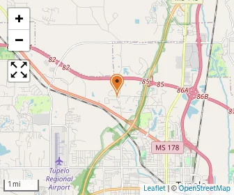 Map of Montessori School Of Tupelo