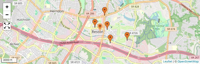 Related schools map