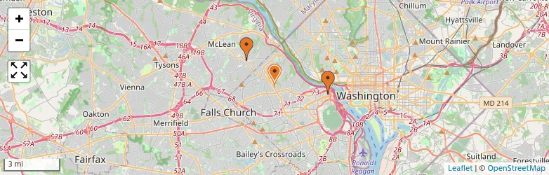 Related schools map