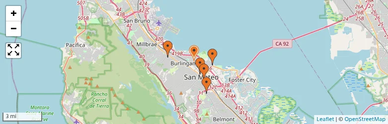 Related schools map