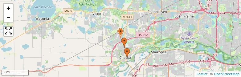 Related schools map