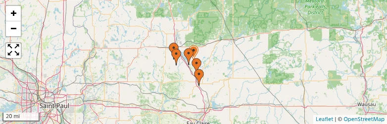 Related schools map