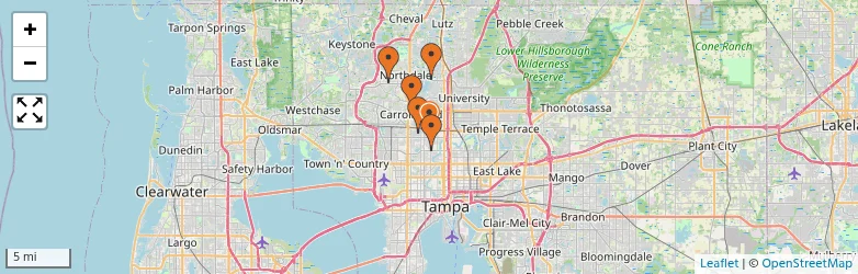 Related schools map