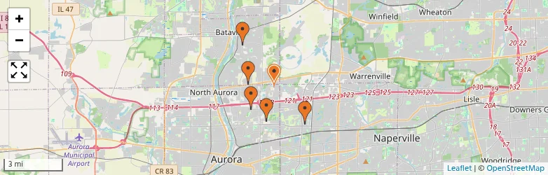 Related schools map