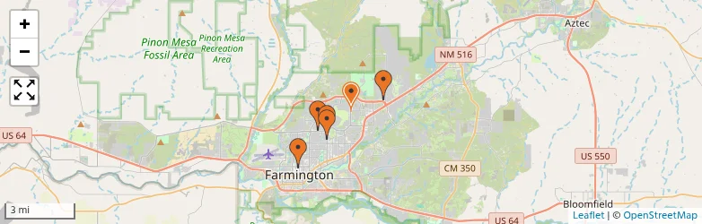 Related schools map