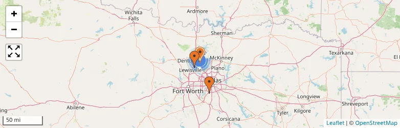 Related schools map
