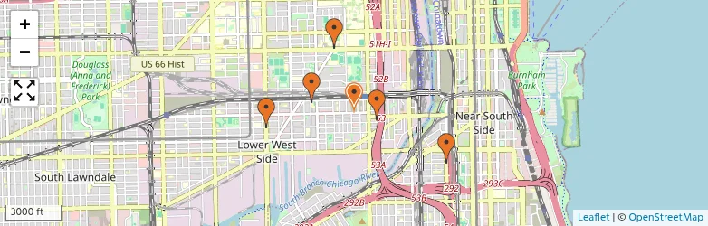 Related schools map
