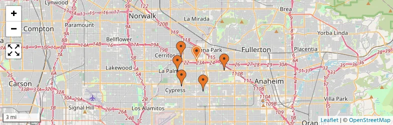 Related schools map