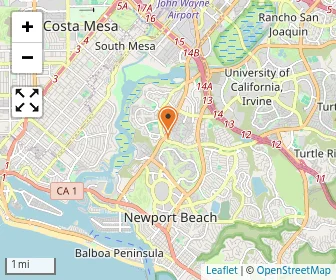 Map of Newport Coast Preschool