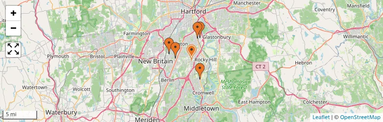 Related schools map