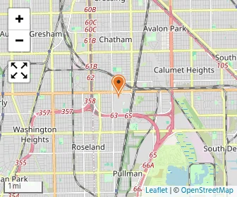 Map of Chicago State Univ Child Care Center