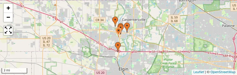 Related schools map