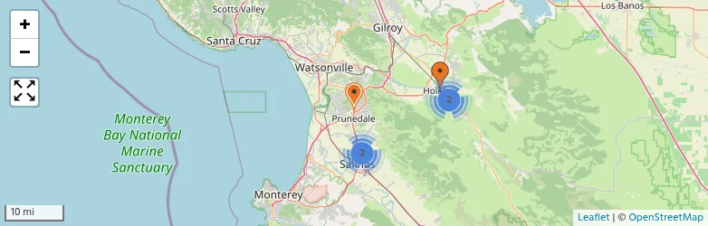 Related schools map