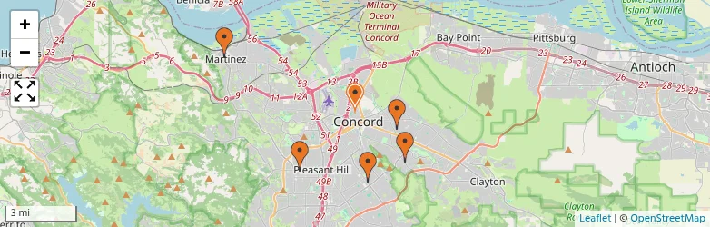 Related schools map