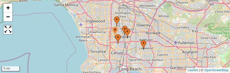 Related schools map