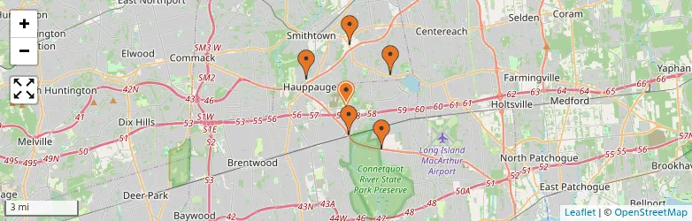 Related schools map