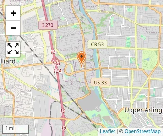 Map of The Mary Evans Child Development Center