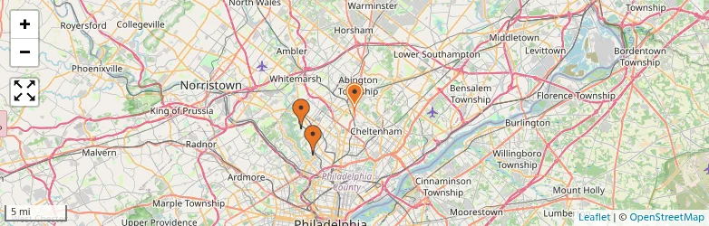 Related schools map