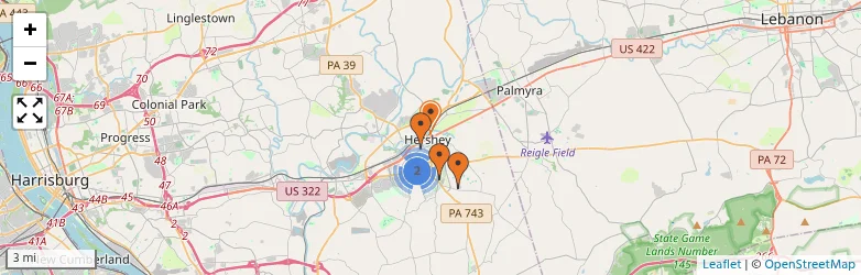 Related schools map