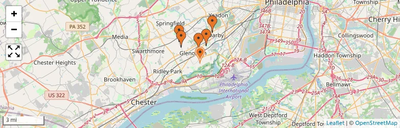 Related schools map