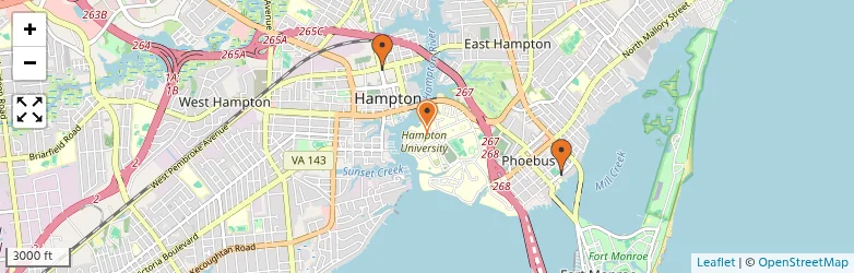 Related schools map