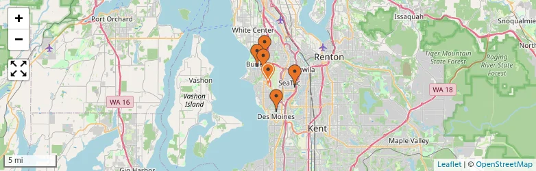 Related schools map
