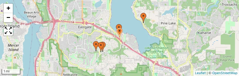 Related schools map
