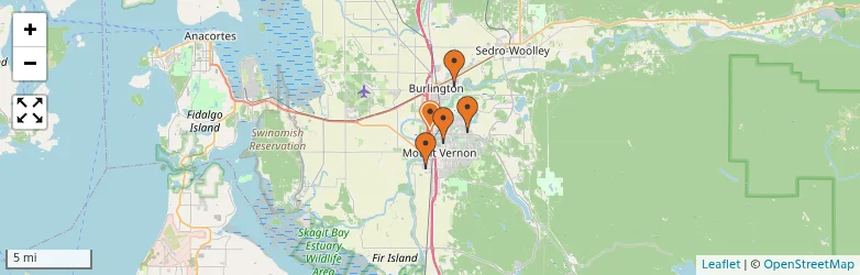 Related schools map