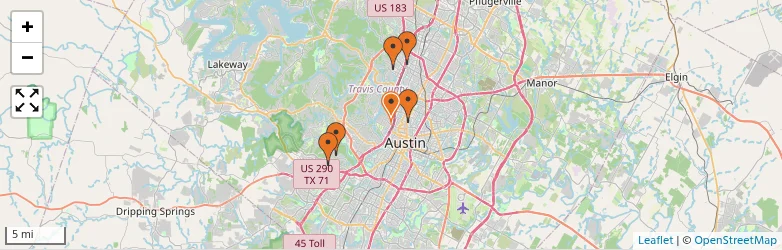 Related schools map