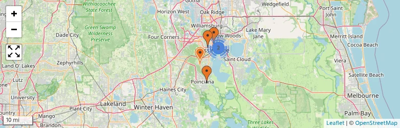 Related schools map