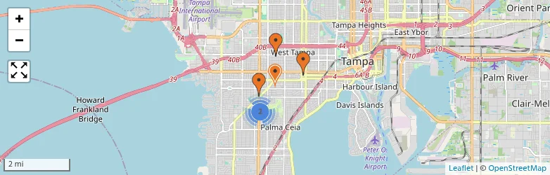 Related schools map