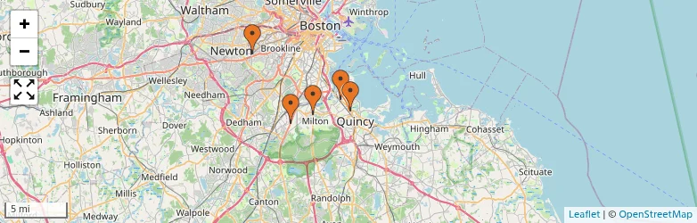 Related schools map