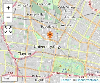 Map of University City Childrens Center