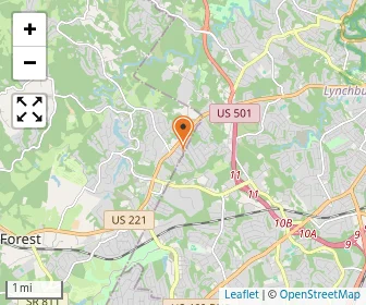 Map of Blue Ridge Montessori School