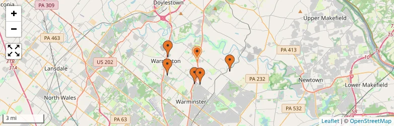 Related schools map