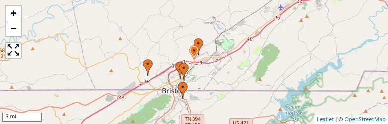 Related schools map