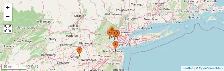 Related schools map
