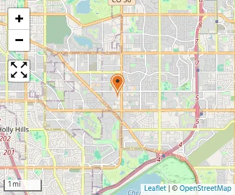Map of University Of Denver High School