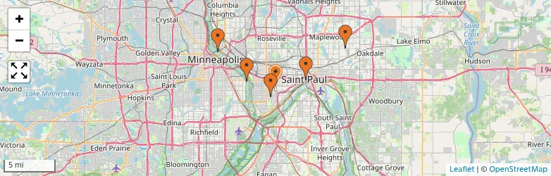 Related schools map