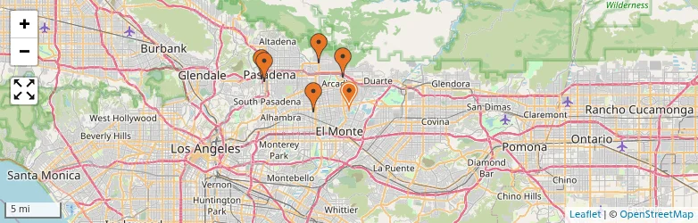 Related schools map