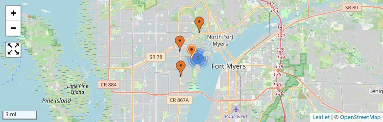 Related schools map