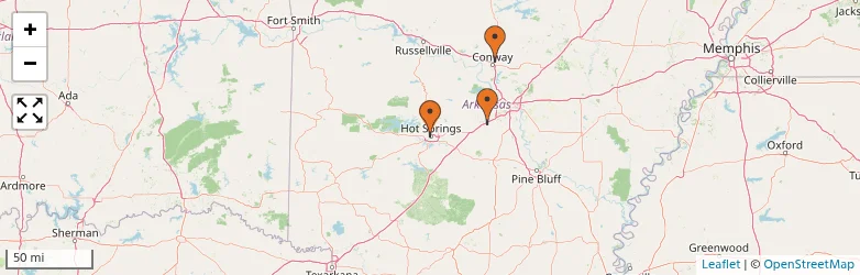 Related schools map