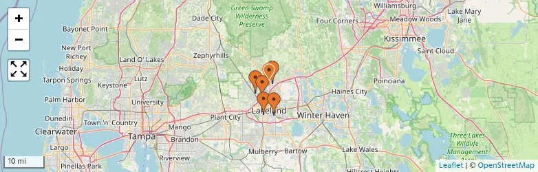 Related schools map